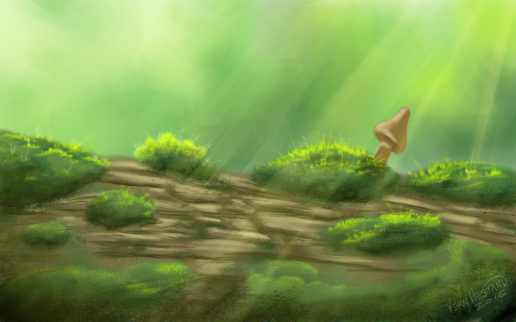 1024x640 Sketch This Submission Moss By Vernhestand - Moss Sketch