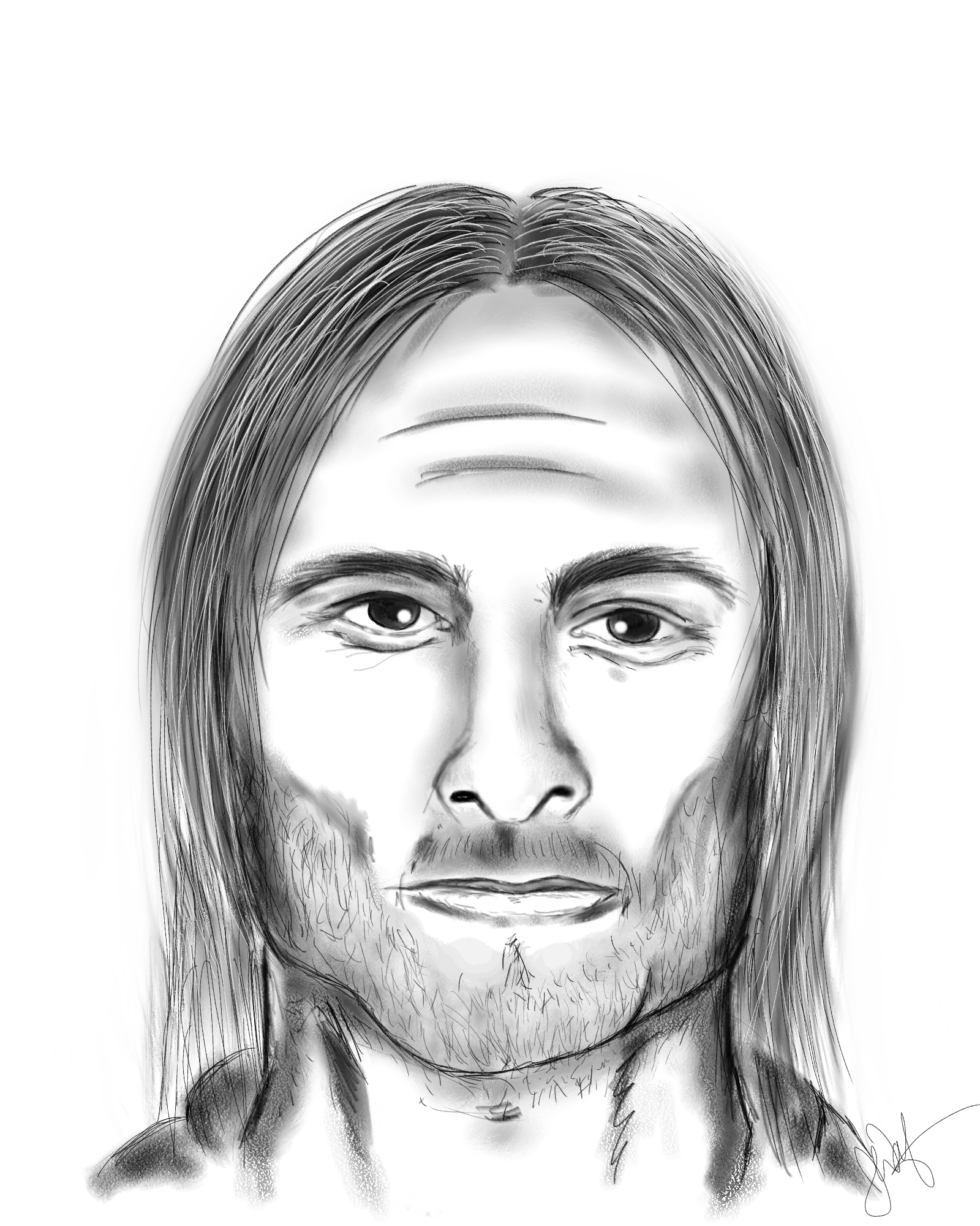 1600x2000 Sketch Released Of Suspect In Attack On 16 Year Old Girl Near Kent - Most Sketch