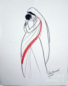 Mother And Child Sketch