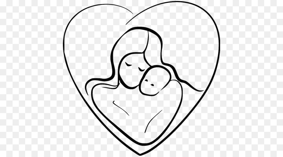 900x500 Drawing Mother Child Sketch - Mother Child Sketch