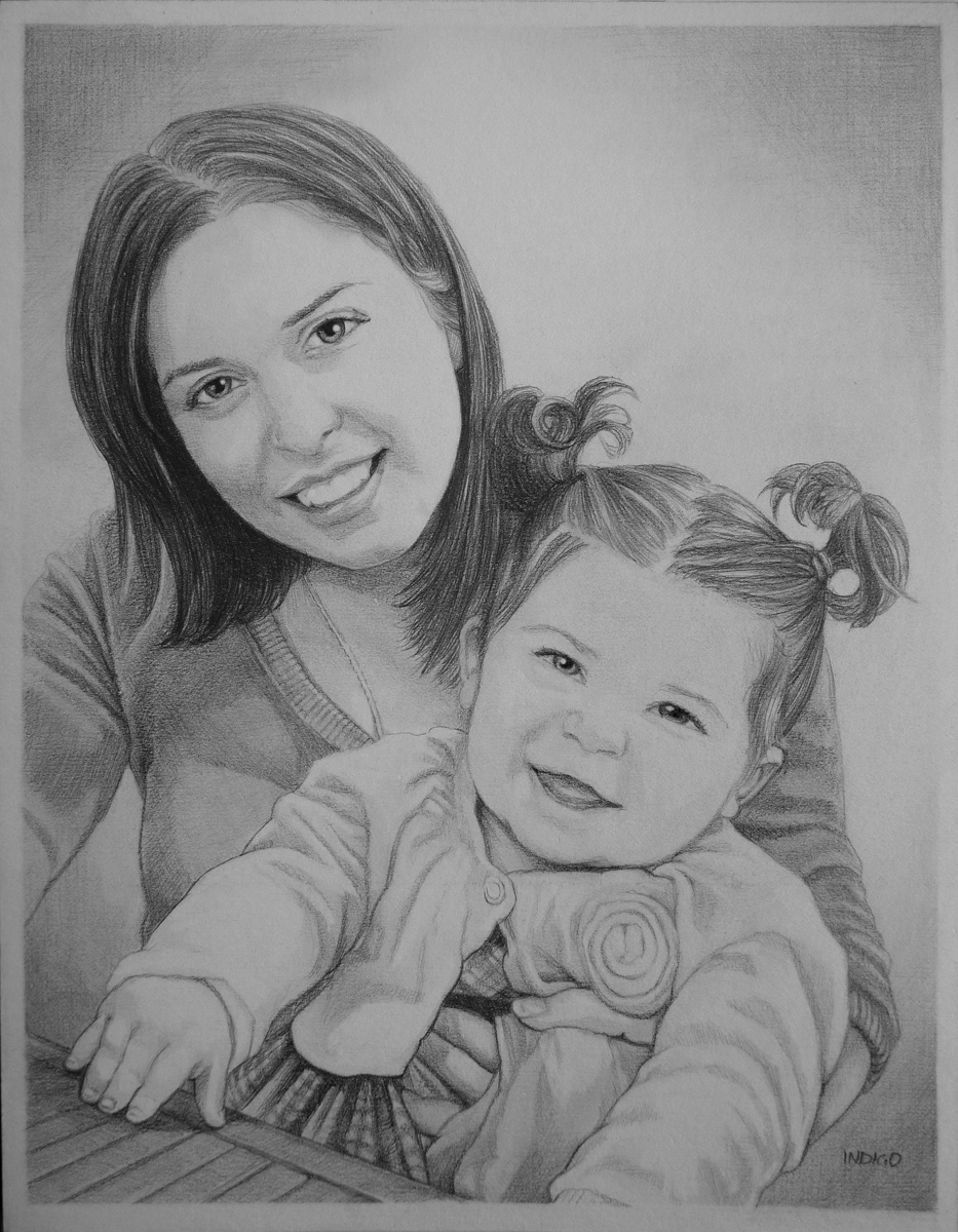 933x1200 Pencil Sketches Of Mother And Daughter Pencil Sketches Of Mother - Mother Daughter Sketch
