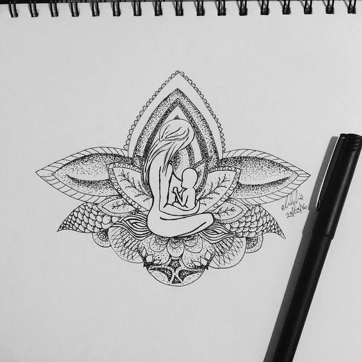 736x736 Collection Of Mother Holding Child Sleeve Tattoos - Mother Holding Child Sketch