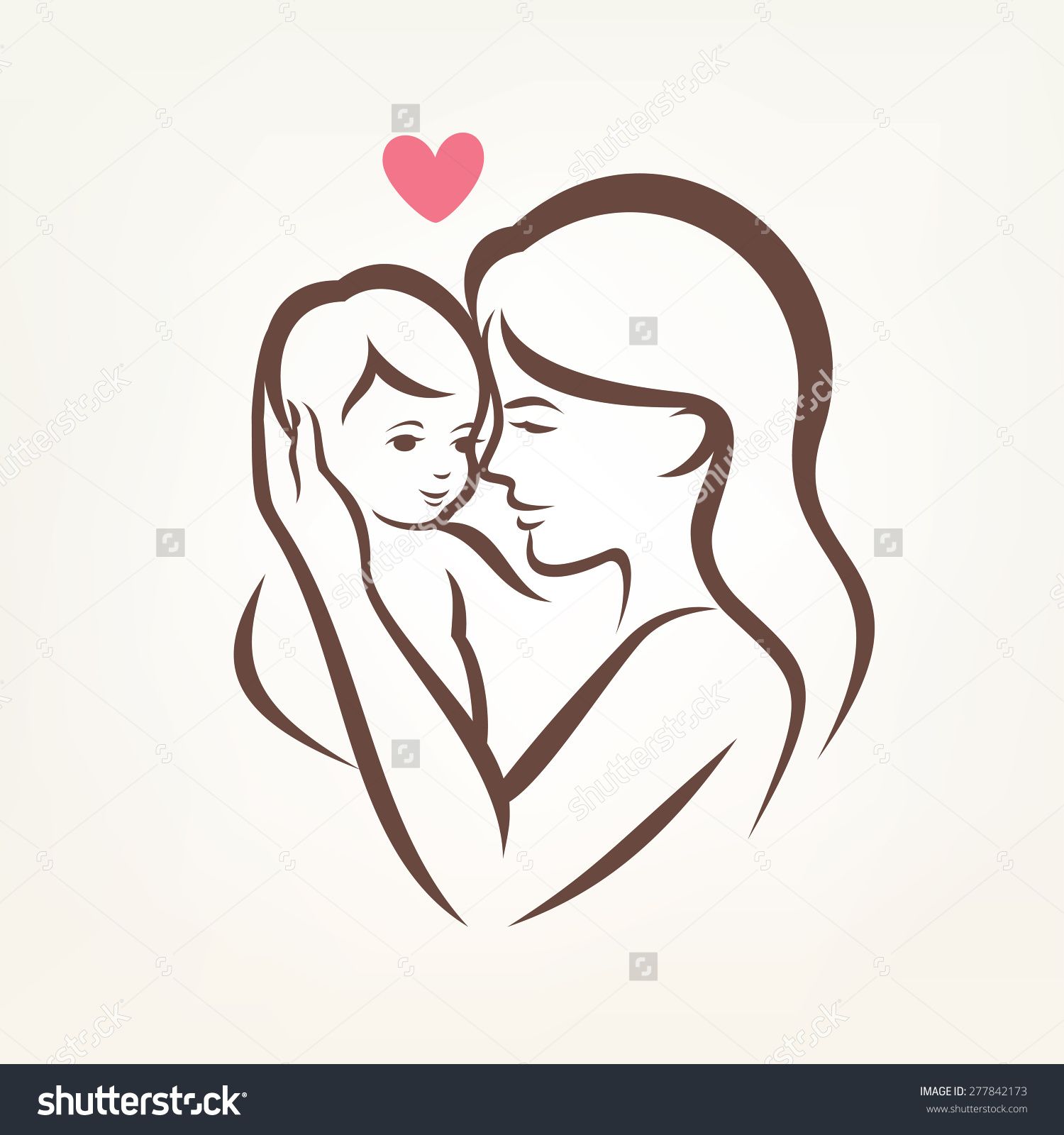 1500x1600 Pictures Sketch Picture Of Mother With A Child, - Mother With Child Sketch