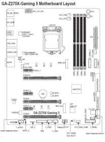 207x279 Atx Sketch Diagram - Motherboard Sketch