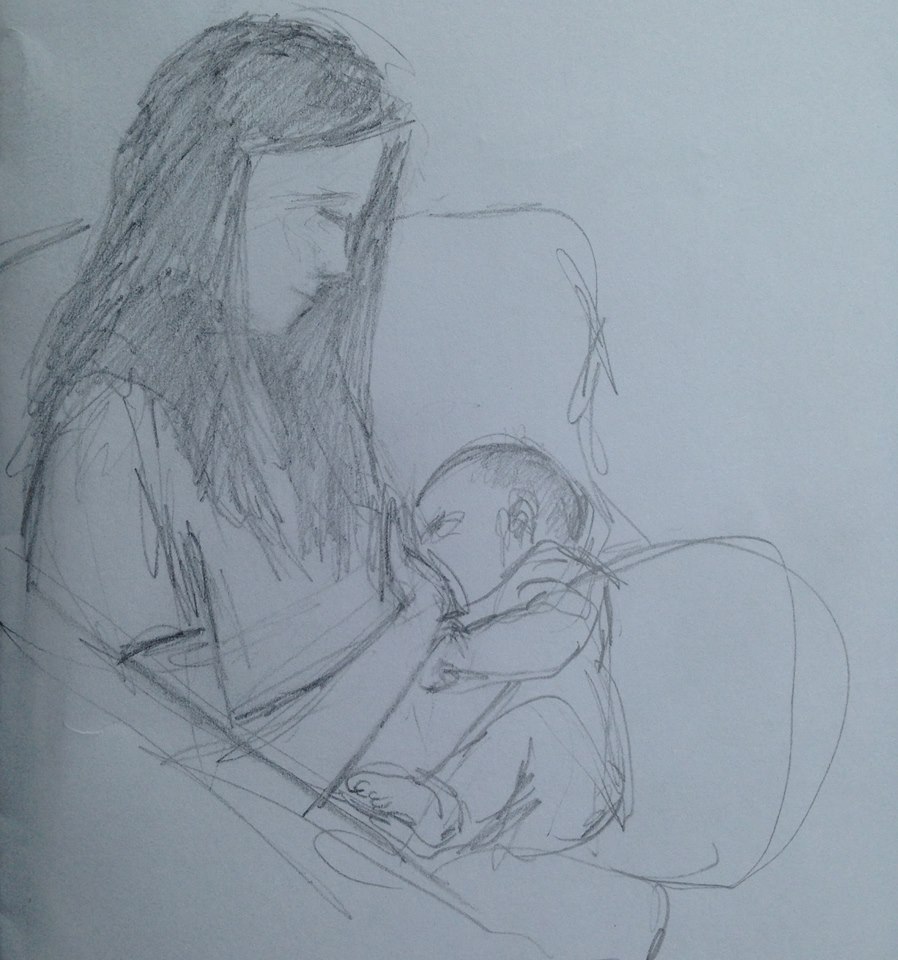 898x960 Morning Sketches Lauren Kindle - Motherhood Sketches