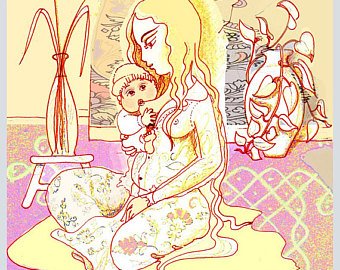 340x270 Motherhood Sketches Etsy - Motherhood Sketches