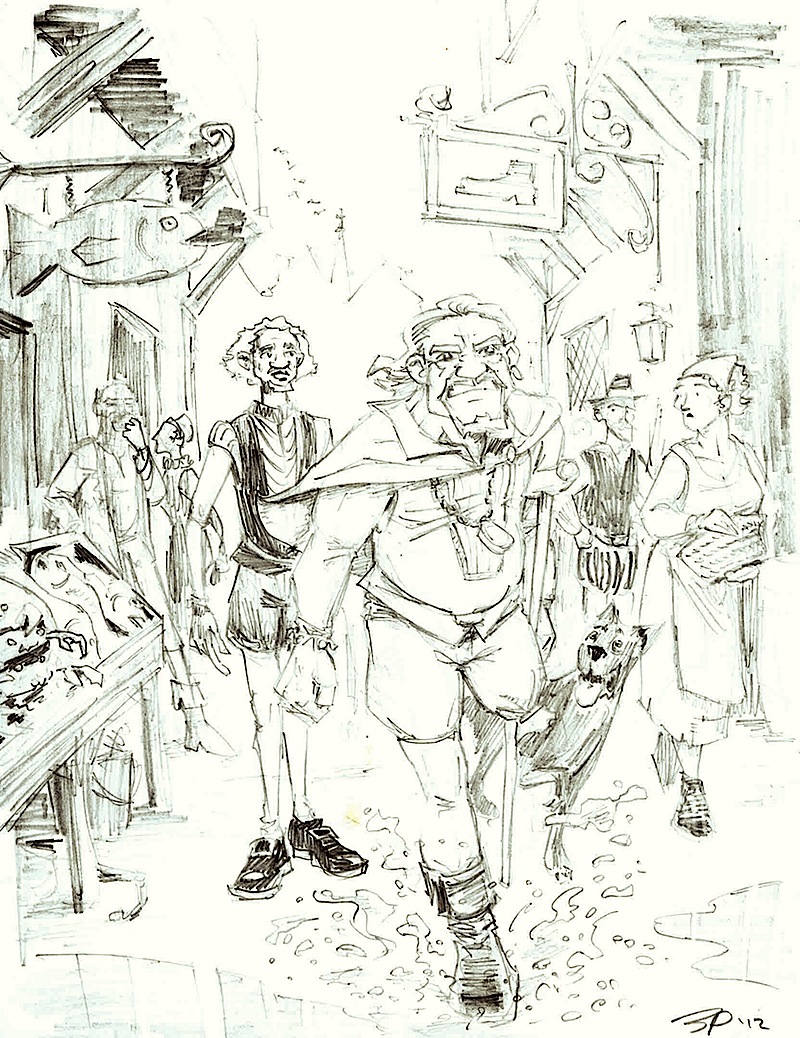 800x1038 Recovering Apostrophobiac Character In Motion Sketch - Motion Sketch