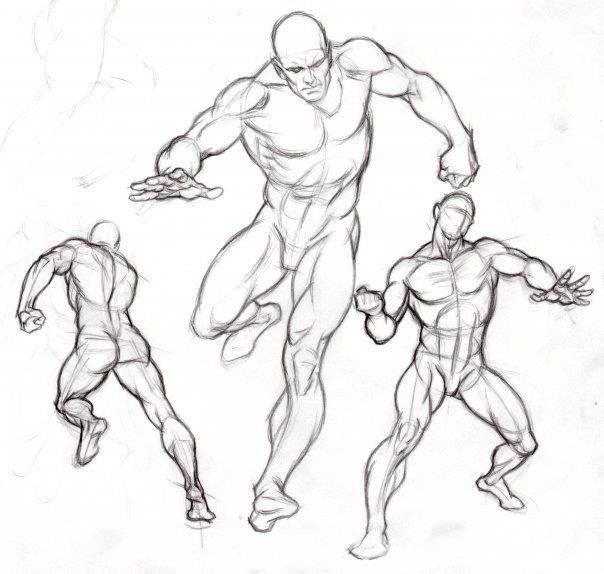 604x574 Body In Motion Sketch Human Drawings, Anatomy And - Motion Sketch