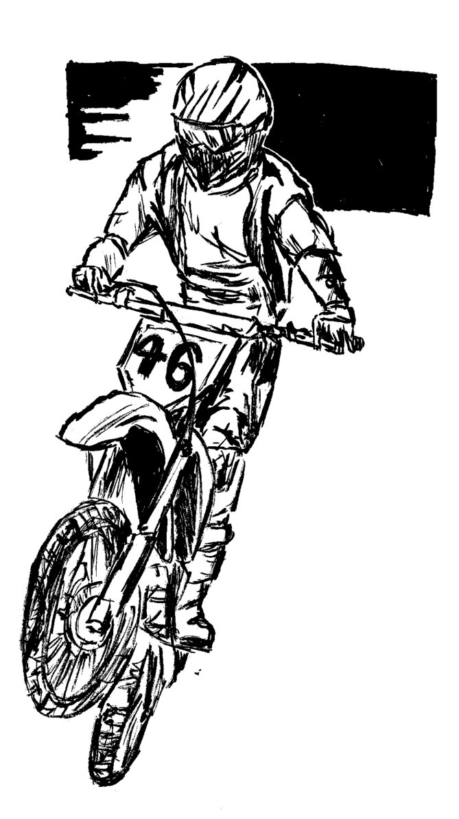 669x1195 Motocross Sketch By Sk Vela - Motocross Sketch