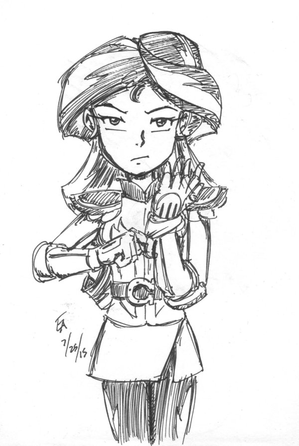 600x894 Sunset Motocross Outfit Sketch By Mayorlight - Motocross Sketch