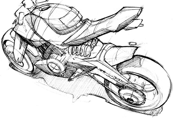 600x406 Motorcycle Design - Motorcycle Design Sketch