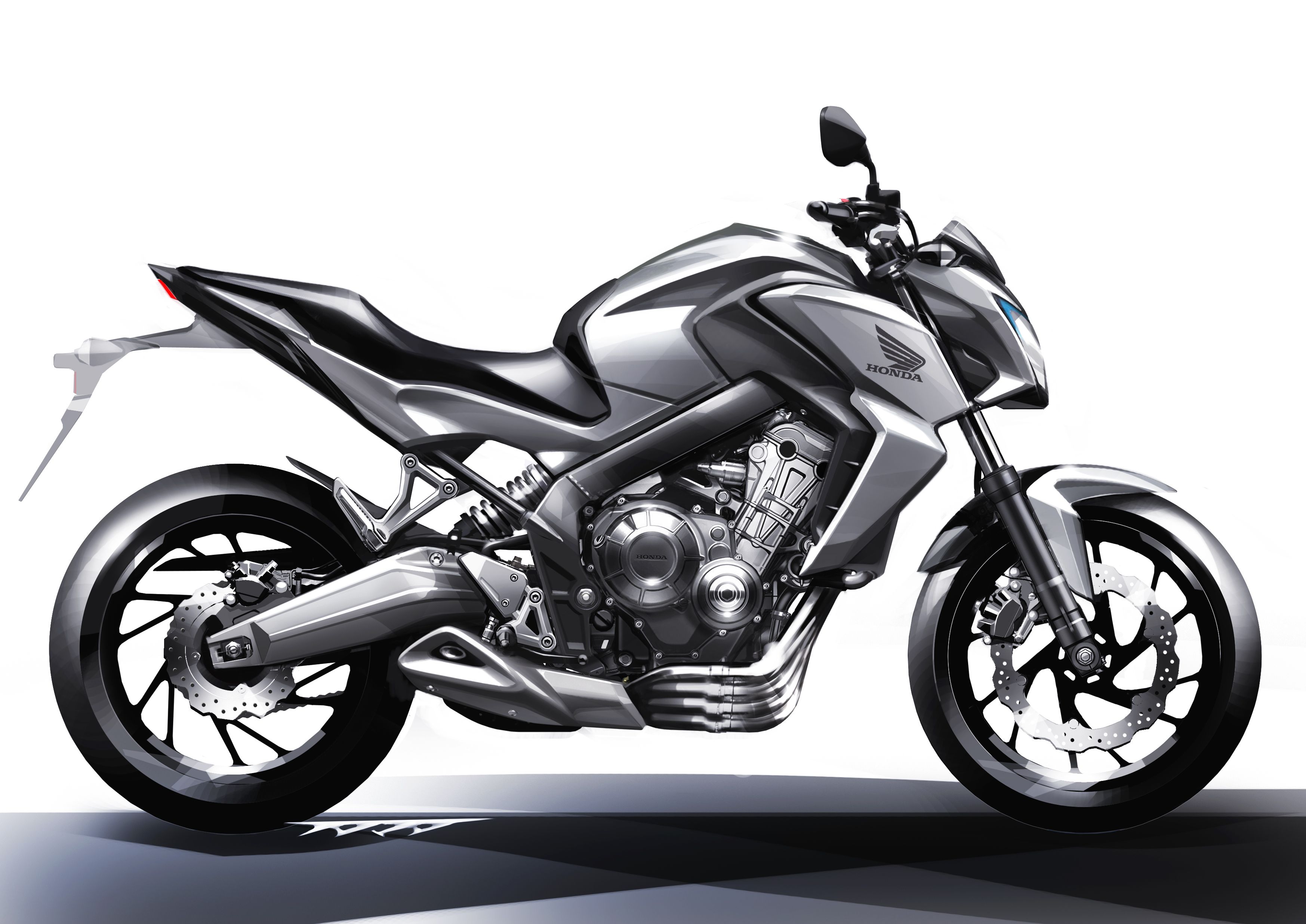 3494x2473 Cb650f Design Sketch Motorcycles Sketch Motorcycle - Motorcycle Design Sketch