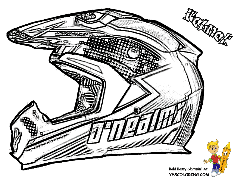 792x612 Drawn Motorcycle Dirt Bike Helmet - Motorcycle Helmet Sketch