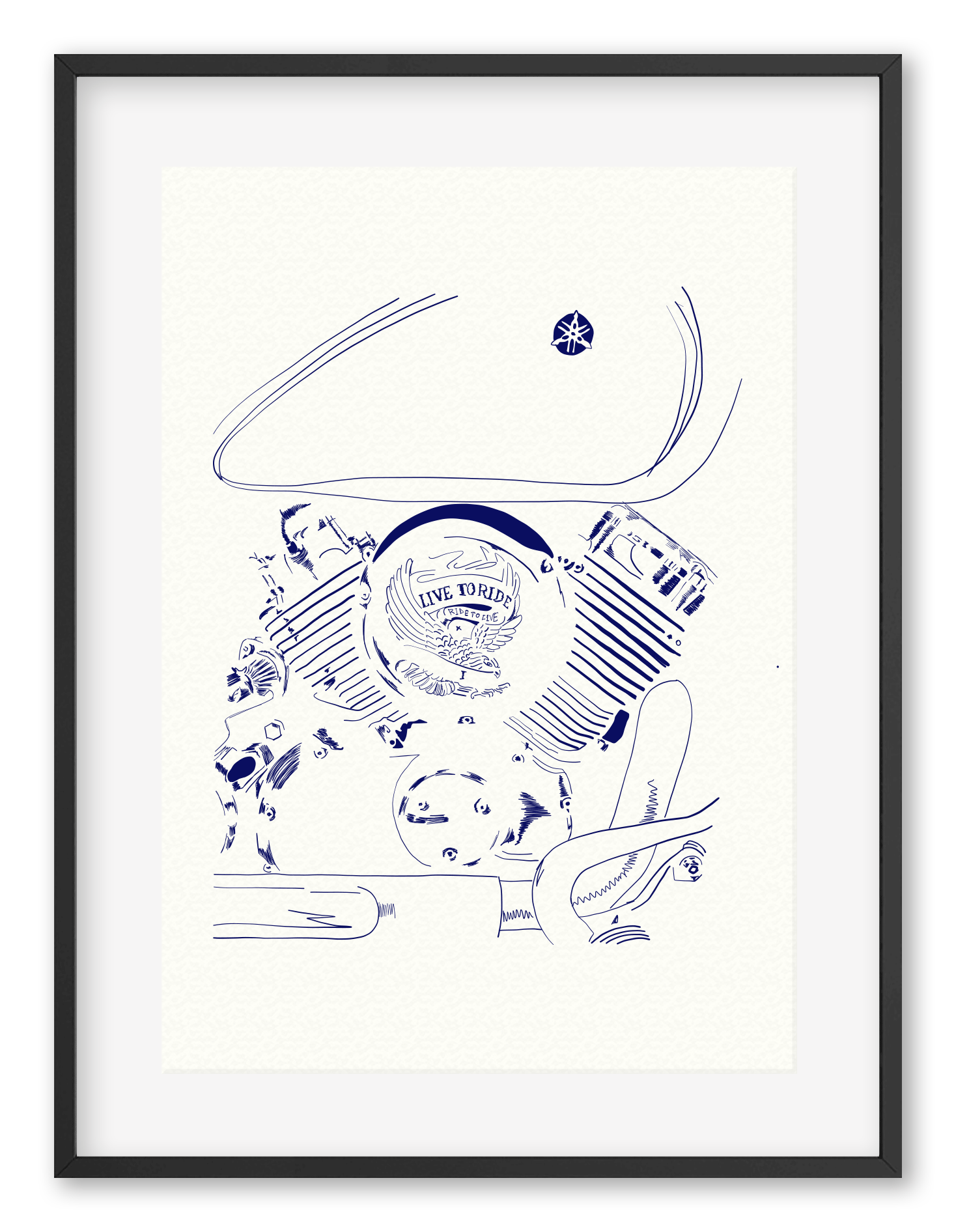 1468x1892 Motorcycle Sketch 22 Sander Gee - Motorcycle Sketch