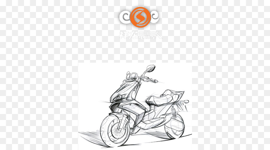 900x500 Scooter Car Automotive Design Motorcycle Sketch - Motorcycle Sketch