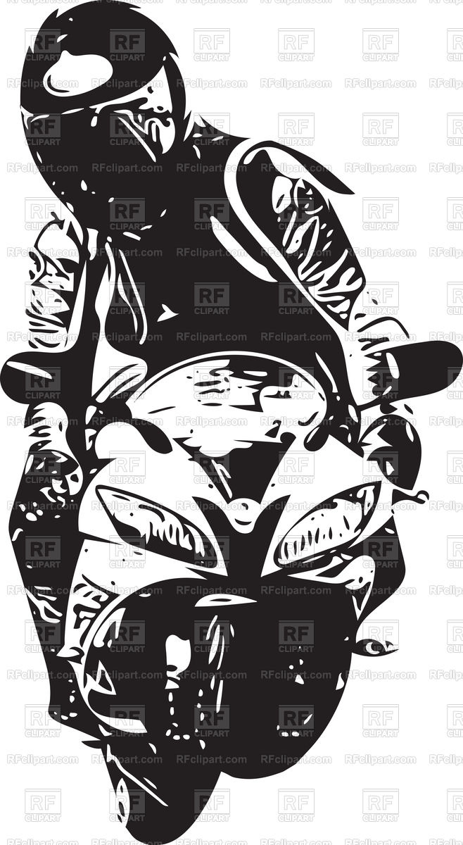 658x1200 Extreme Motocross Racer By Motorcycle Sketch Vector Image Vector - Motorcycle Sketch