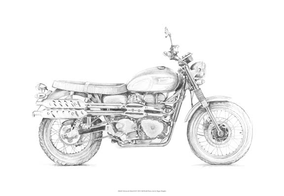 576x399 Welcome To Zigzag Art - Motorcycle Sketches Art