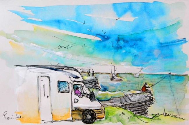650x433 Motorhome In Peniche (Miki De Goodaboom) - Motorhome Sketch