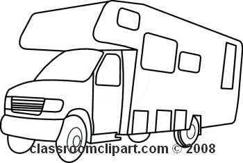 350x235 Rv Clipart Front ~ Frames ~ Illustrations ~ Hd Images ~ Photo - Motorhome Sketch