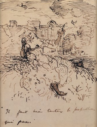 340x442 Degas, Sickert And Toulouse Lautrec Room 3 London And Paris 1870 - Moulin Rouge Sketch