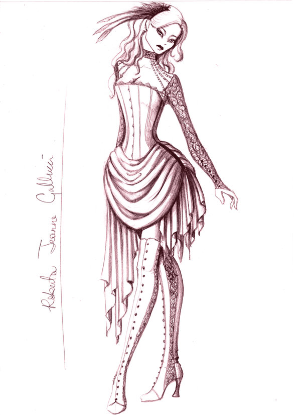 600x826 Autumn - Moulin Rouge Sketch