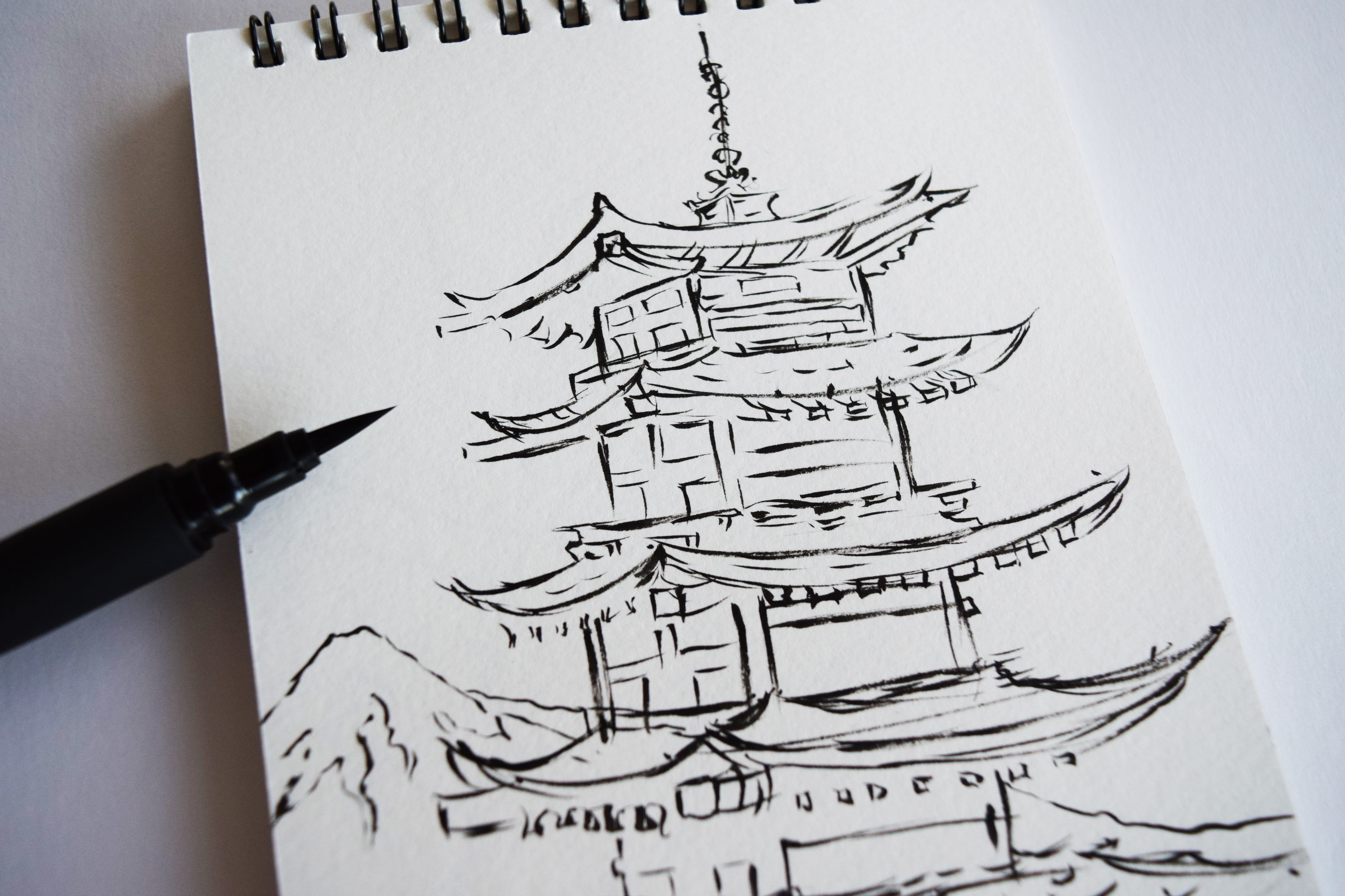 5315x3543 Subway Amp Urban Sketching In Japan 2016 - Mount Fuji Sketch