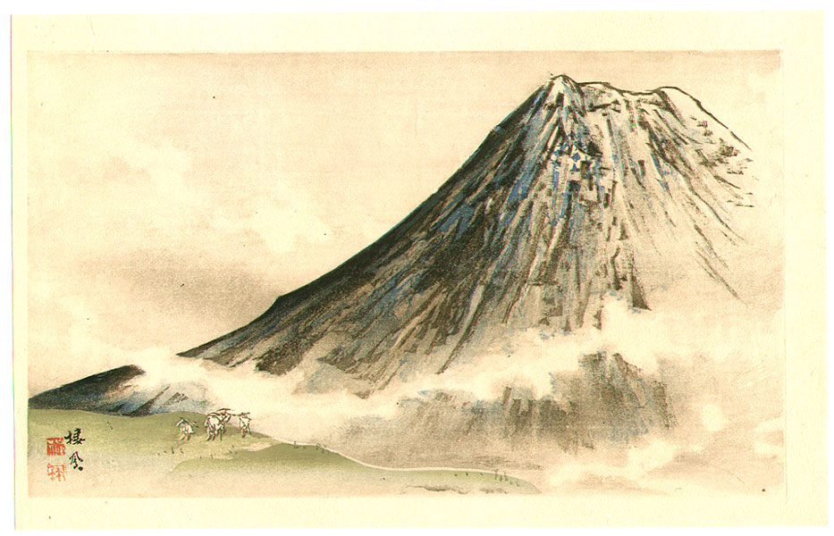 933x600 Takeuchi Seiho Mt. Fuji - Mount Fuji Sketch
