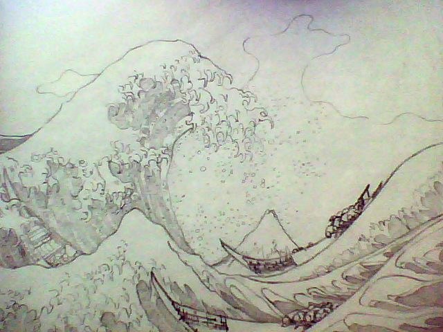 640x480 Mount Fuji Copy Sketch By Aknguyen - Mount Fuji Sketch