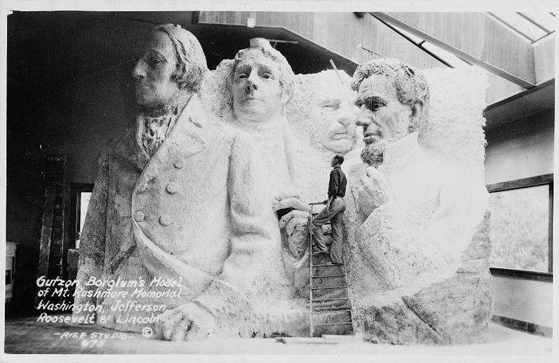 800x520 Picture Of The Day Mount Rushmore As Originally Planned - Mount Rushmore Sketch
