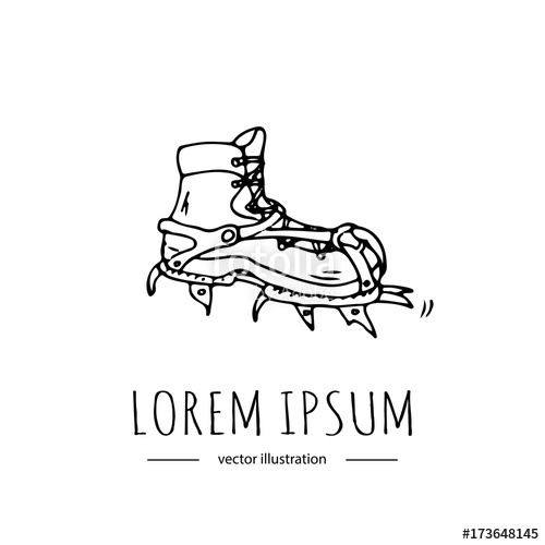 500x500 Hand Drawn Doodle Mountain Climbing Related Icon - Mountain Climbing Sketch