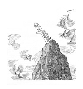 280x300 Mountain Climbing Drawings Fine Art America - Mountain Climbing Sketch