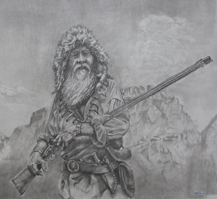 720x659 Mountain Man - Mountain Man Sketch