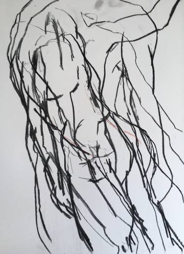 375x518 Moving Mountain Man Drawing By Gemma Gates Saatchi Art - Mountain Man Sketch