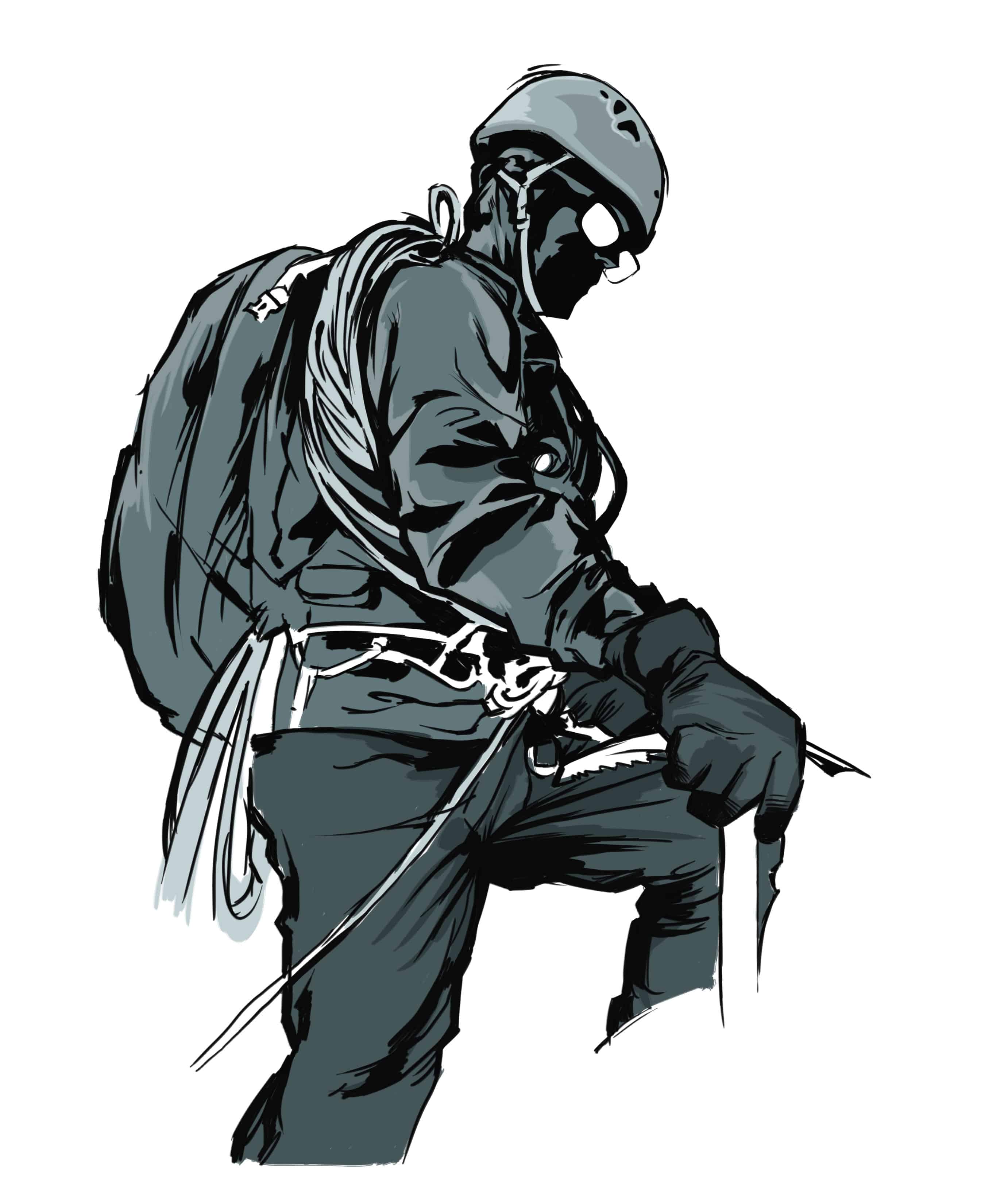 2700x3300 Mountain Man Style Sketch - Mountain Man Sketch