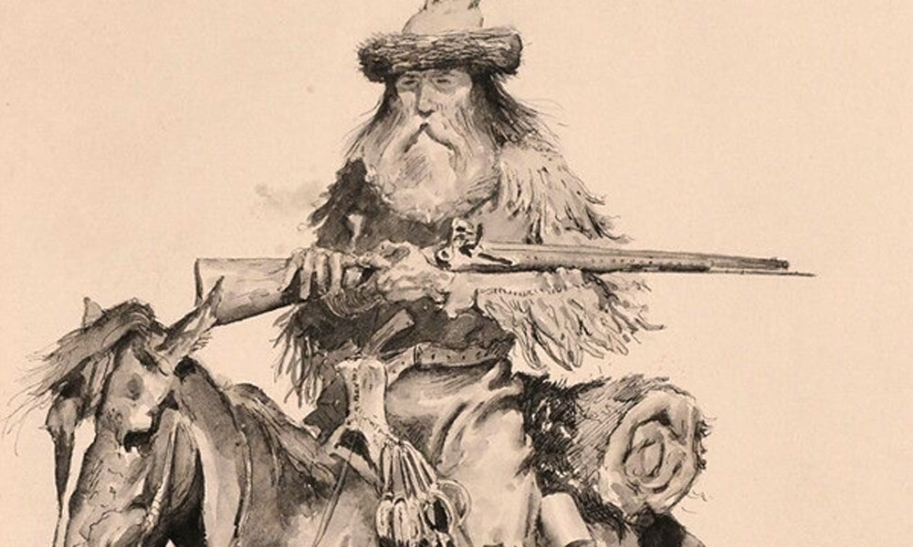 1000x600 Bill Williams Mountain Man - Mountain Man Sketch