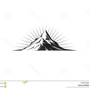 300x300 Royalty Free Stock Images Mountain Peak Illustration Silhouette - Mountain Peak Sketch