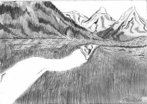 474x335 Pencil Sketches Of Mountains. Pencil Sketches Of Mountains - Mountain Pencil Sketch