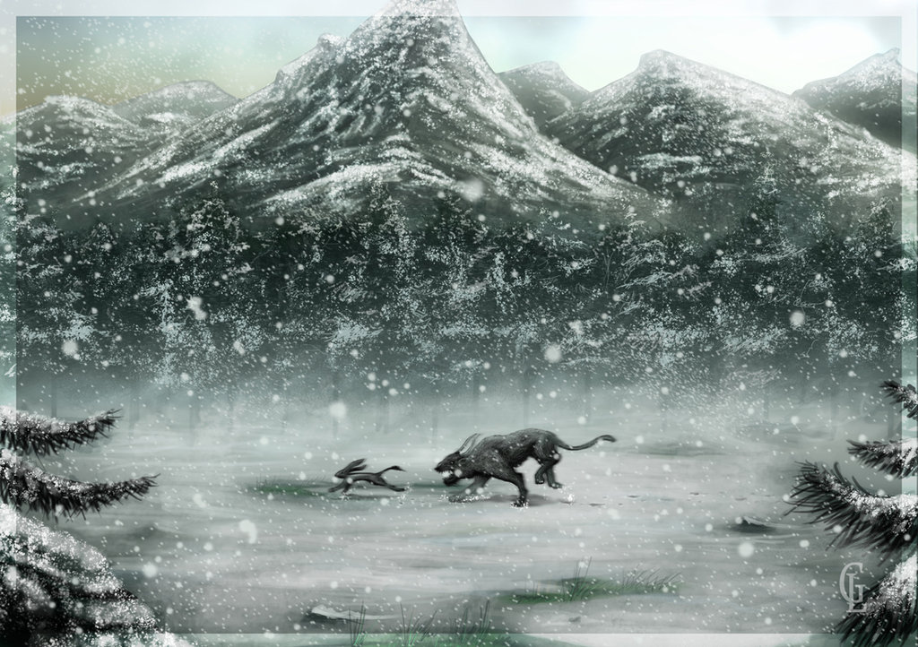 1024x722 Mountain Sketch Da By Rou G - Mountain Scenery Sketch