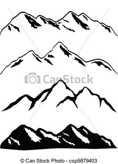 236x329 Mountain Black And White Ideas About Mountain Clipart On Simple 2 - Mountain Sketches Clip Art