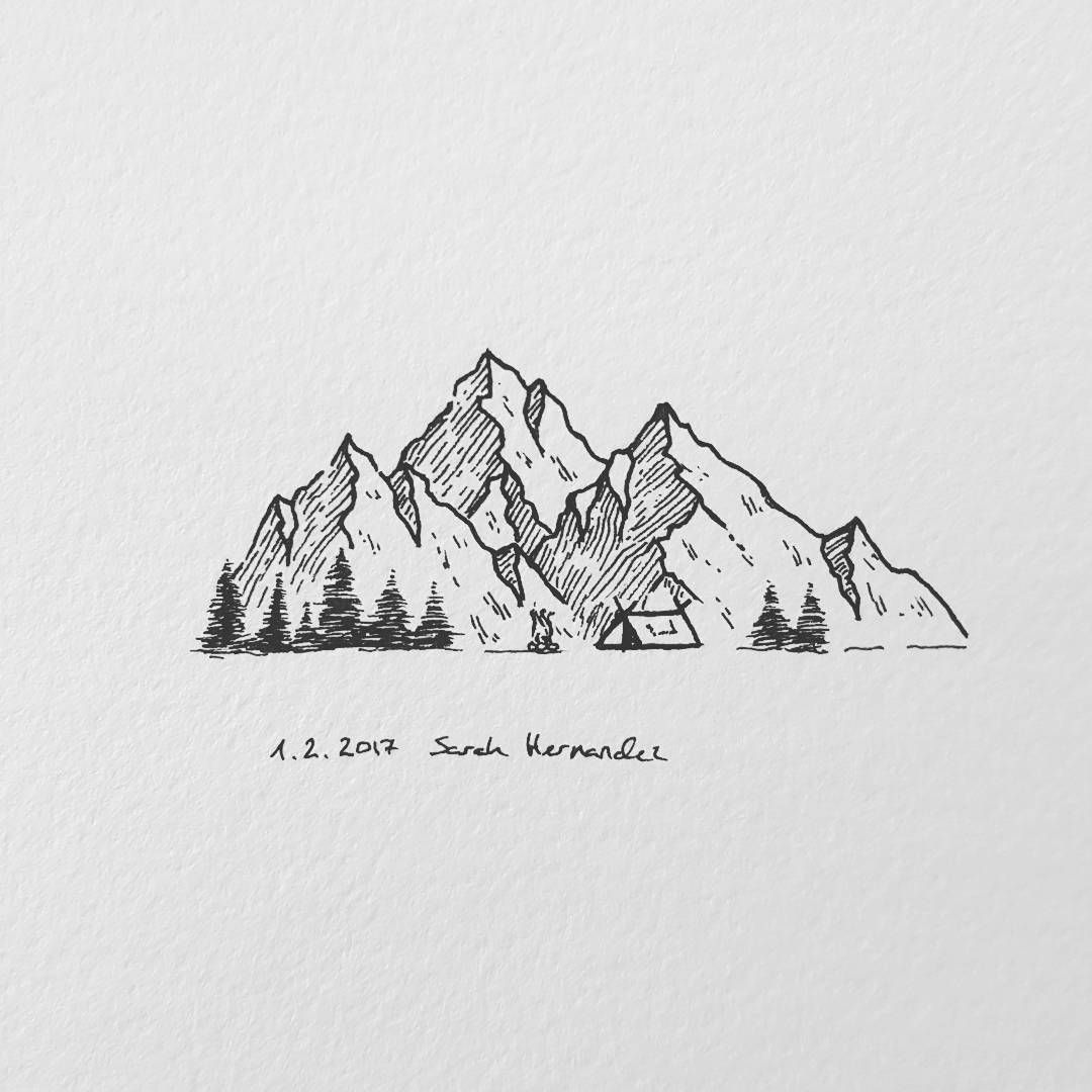1080x1080 Pin By Alejandra On Images. Drawings - Mountain Sketches Clip Art
