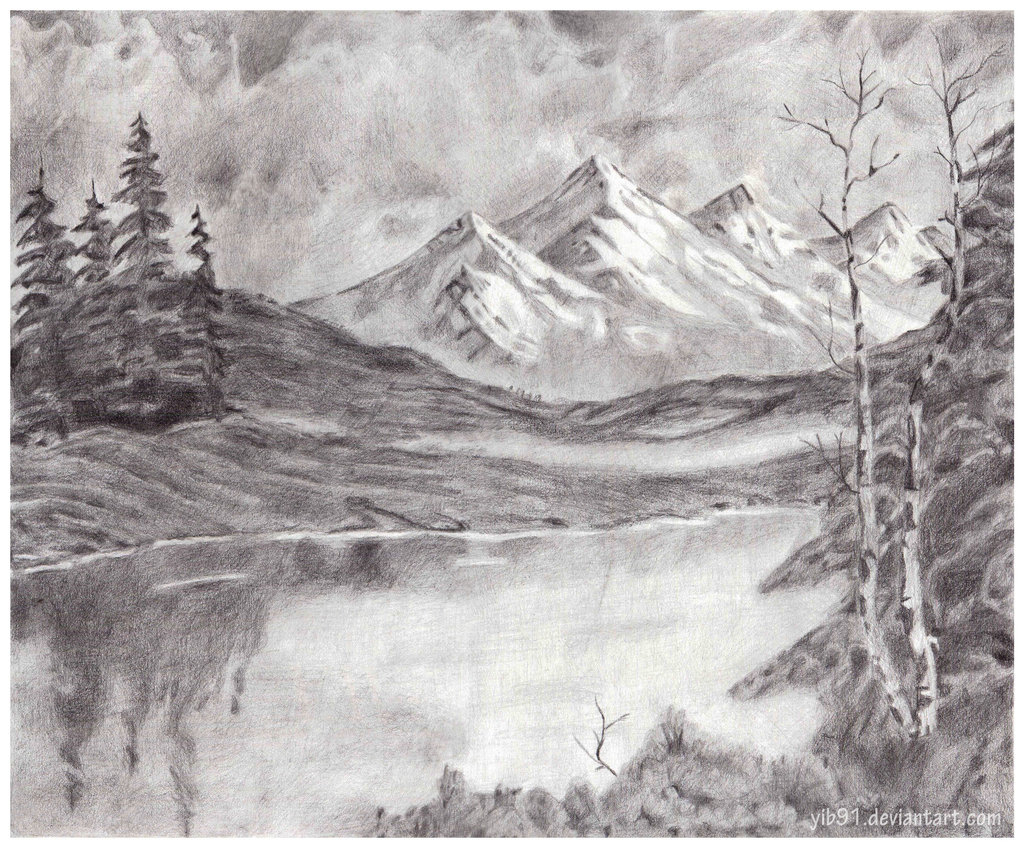 Mountain Sketches Clip Art at PaintingValley.com | Explore collection ...