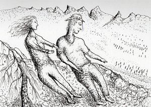 300x214 Mountain View Drawings - Mountain View Sketch