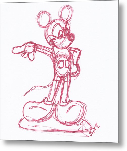 505x600 Mickey Mouse Sketch Drawing By Barnea Maria Tereza - Mouse Sketch