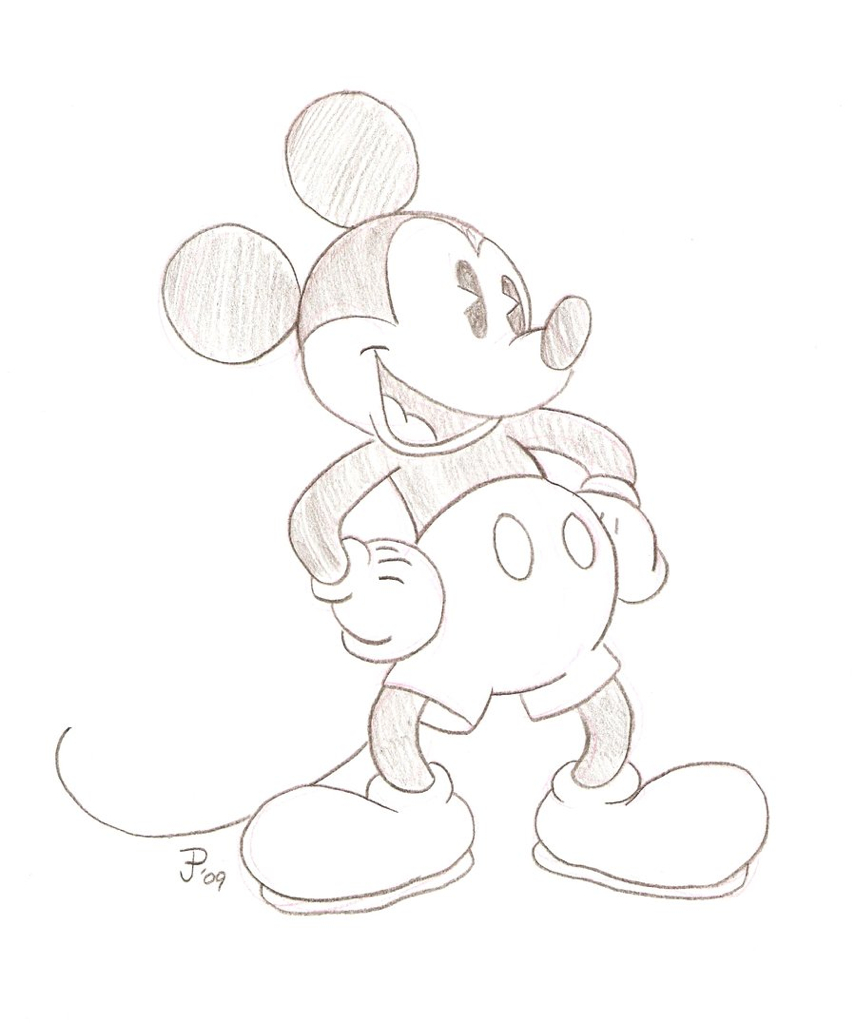856x1023 Mickey Mouse Sketch Mickey Mouse Sketch Disney - Mouse Sketch Images