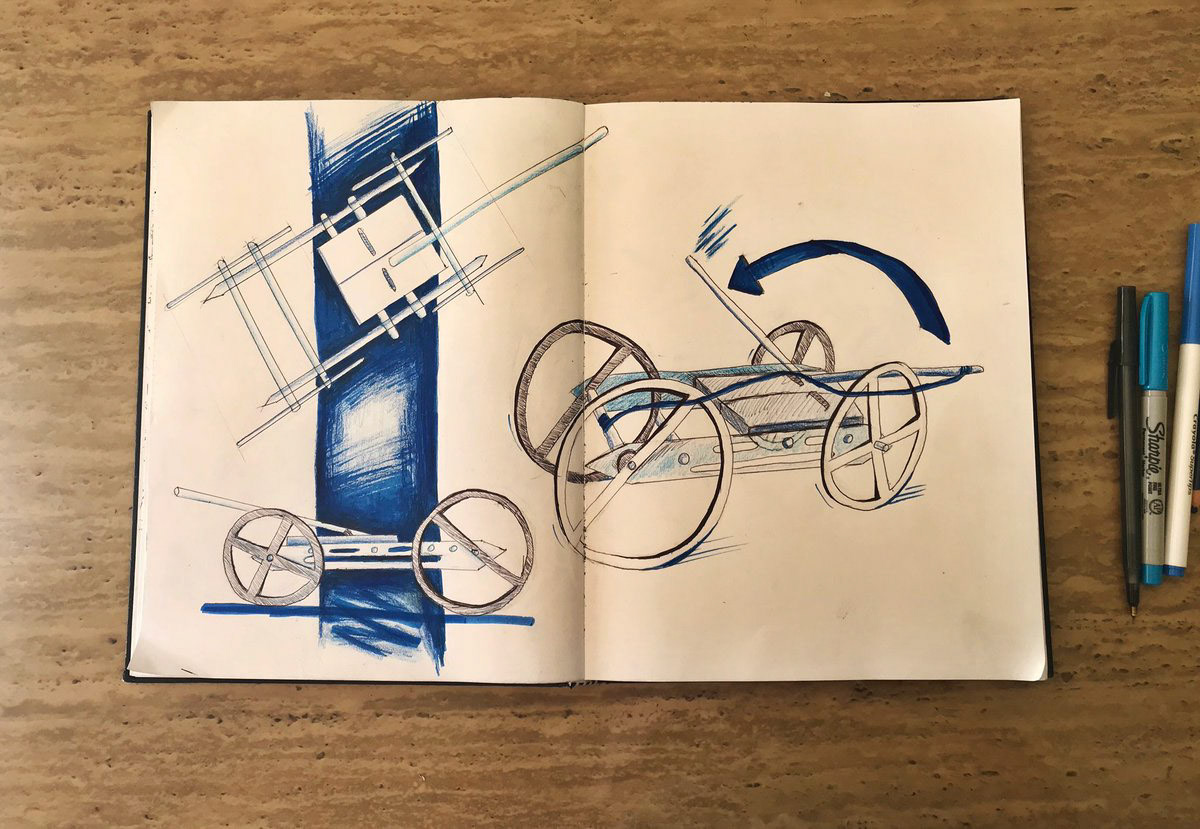 1200x829 Ashley Burbano - Mousetrap Car Sketch