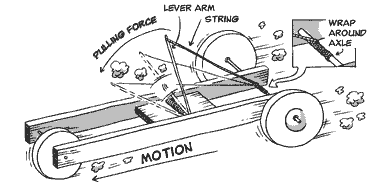 373x196 Mouse Trap Cars Three Wheels - Mousetrap Car Sketch