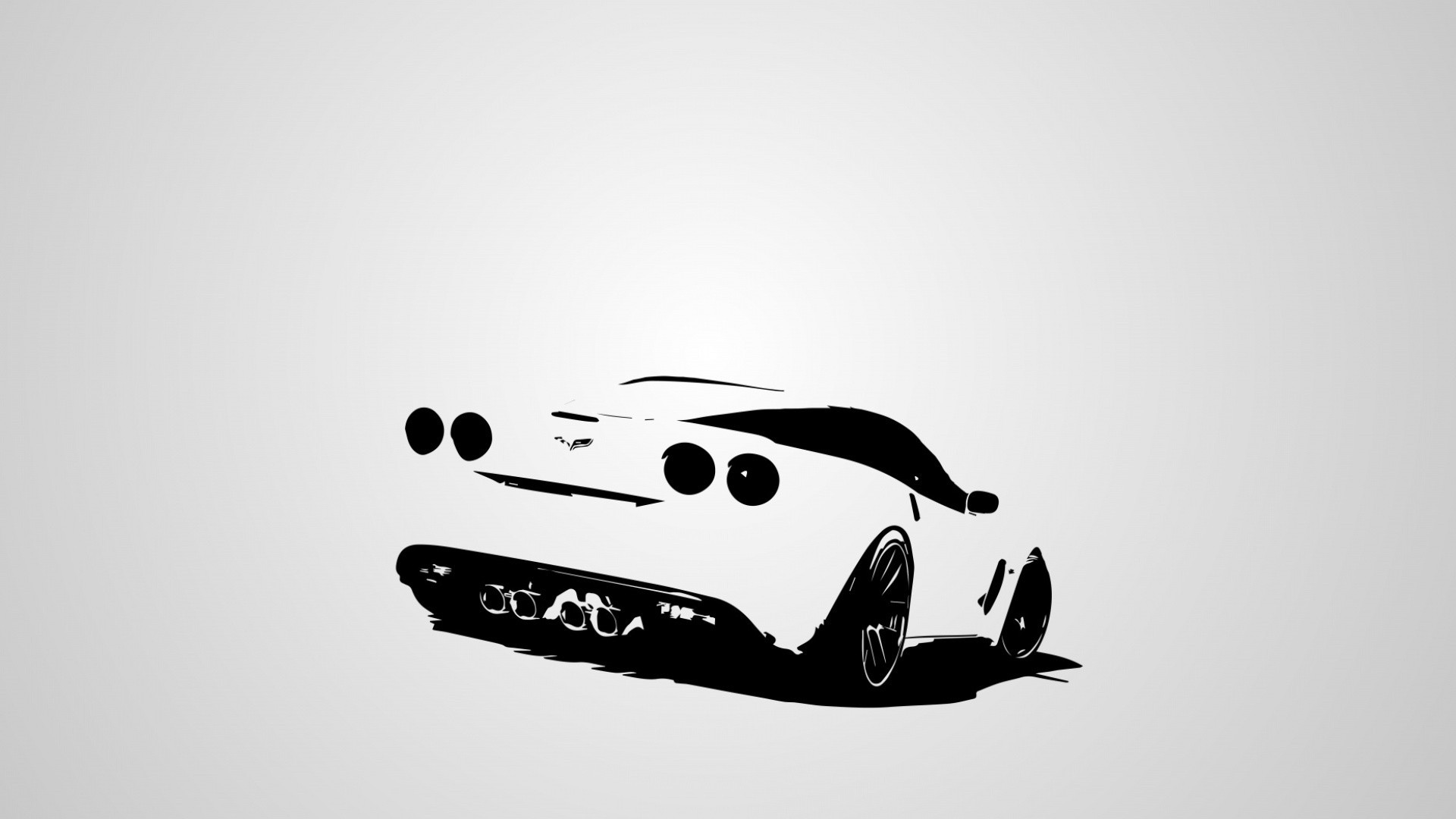 1920x1080 Wallpaper Drawing, Illustration, Car, Logo, Cartoon, Graphic - Moustache Sketch