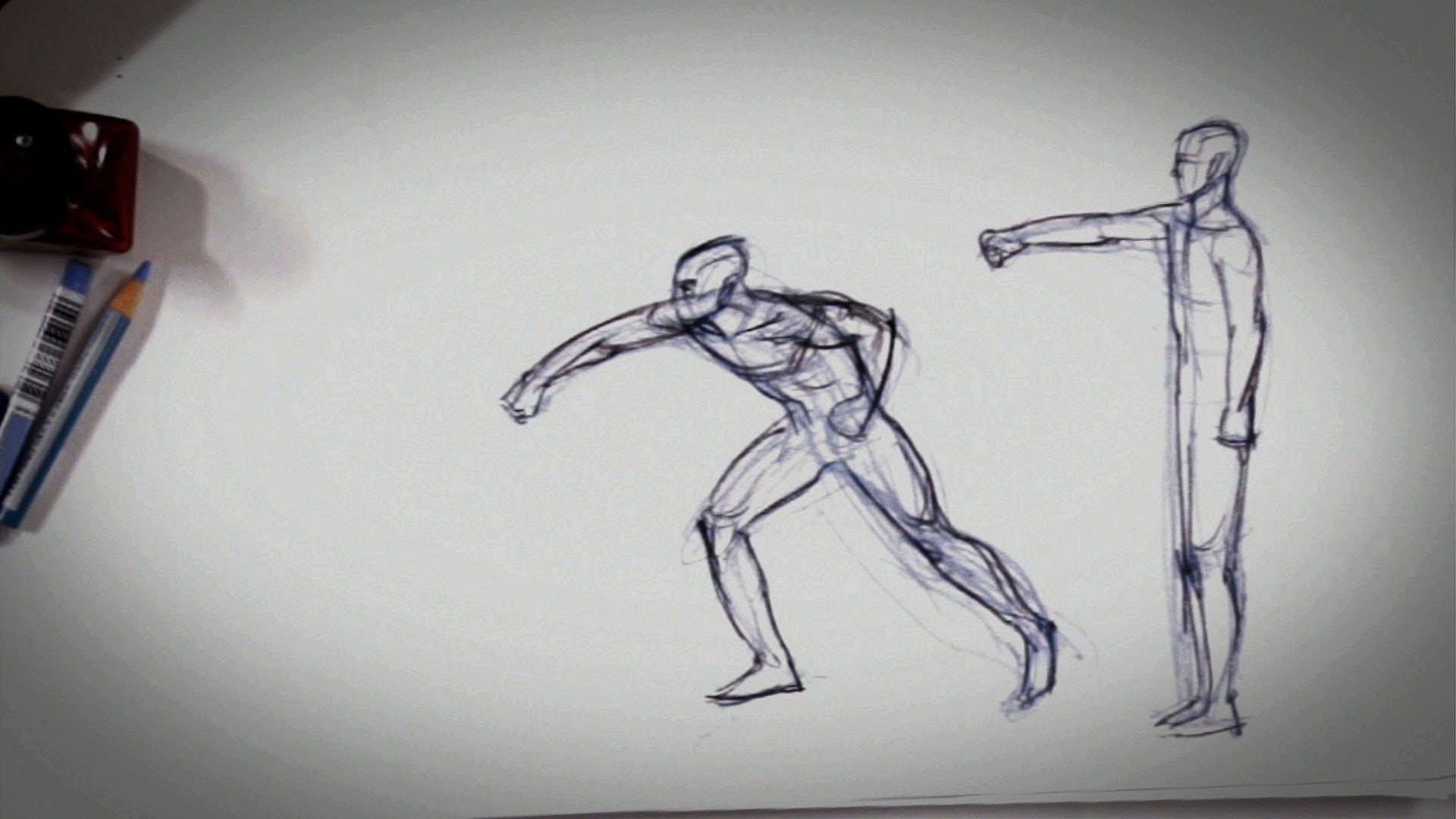 1920x1080 How To Show Movement In A Drawing Drawing Tips - Movement Sketches