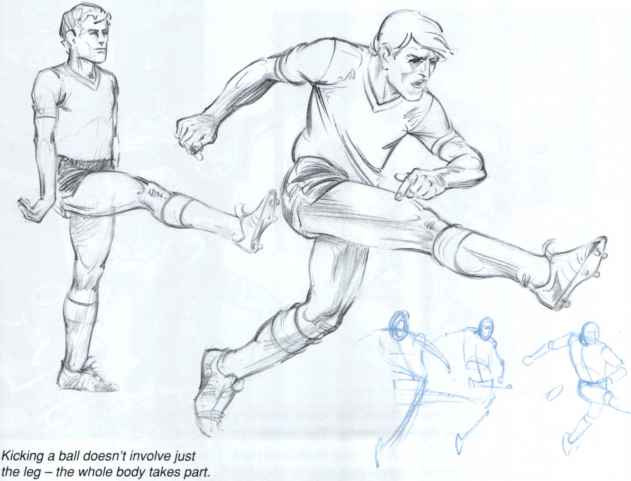 631x481 Muscular Body Motion Sketches - Movement Sketches