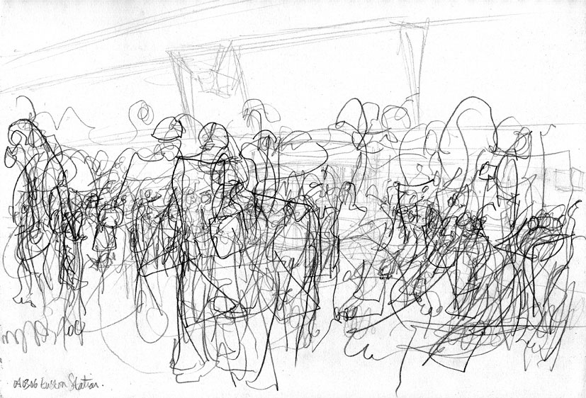 827x562 Sketch Chris Fraser Art - Movement Sketches
